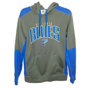 NHL St. Louis Blues Hockey Hoodie Pullover Sweatshirt Adult Small